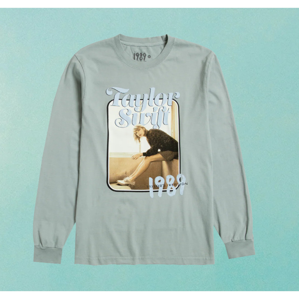 Taylor Swift Green 1989 Taylor’s Version Photo Long Sleeve Shirt